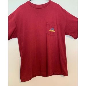 Early 2000’s Adidas Red Pocket Tee